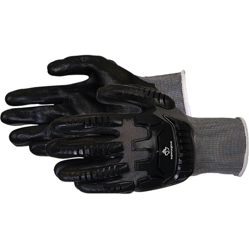 Dexterity&reg; Impact-Resistant Work Gloves, Small, Synthetic Palm, Knit Wrist Cuff Par Equipment