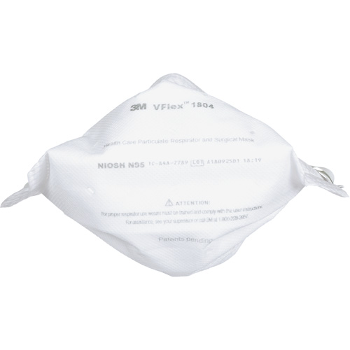 VFlex Healthcare Particulate Respirator and Surgical Mask, N95, NIOSH Certified Par Equipment