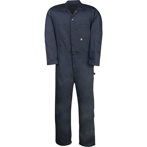 Twill Unlined Coveralls, Men's, Navy Blue, Size 38 (Tall) Par Equipment