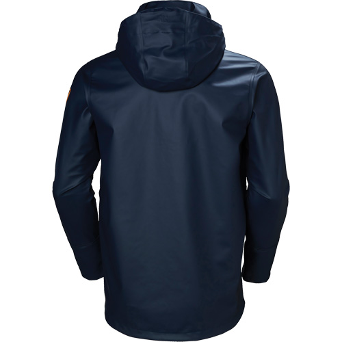 Gale Rain Jacket, Polyester/Polyurethane, X-Large, Navy Blue Par Equipment