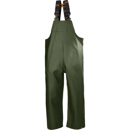 Gale Rain Bib Pants, X-Large, Polyester, Green Par Equipment