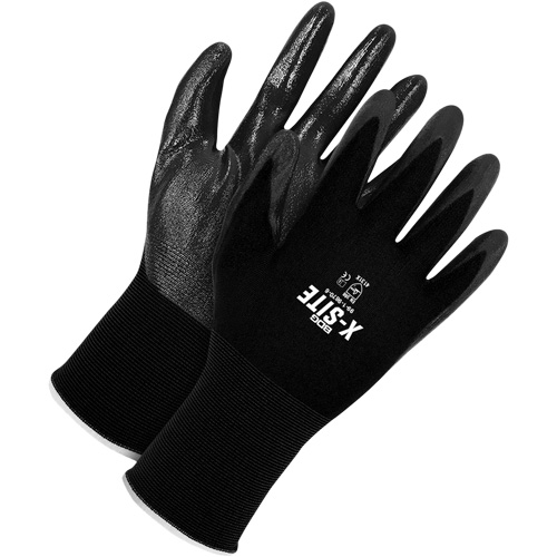 Coated Gloves, 10, Bi-Polymer Coating, 15 Gauge, Nylon Shell Par Equipment