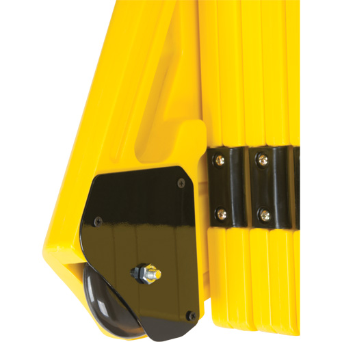 Barri&egrave;re mobile portative, 40" h x 13' lo, Jaune Par Equipment