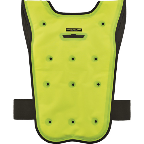 Chill-Its&reg; 6687 Economy Dry Evaporative Cooling Vest, Large/X-Large, High Visibility Lime-Yellow Par Equipment