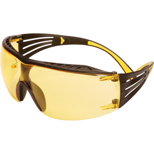 Securefit 400 Series Safety Glasses, Amber Lens, Anti-Fog/Anti-Scratch, ANSI Z87+/Meets/Exceeds CSA Z94.3 Par Equipment