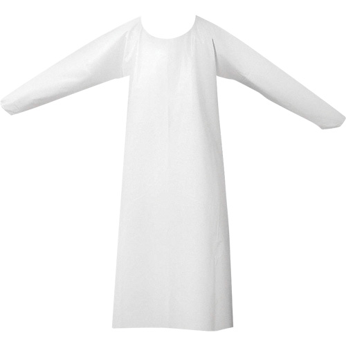 CoverMe Gowns, One Size, White, Polyurethane Par Equipment