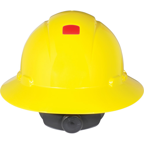 Casque de s&eacute;curit&eacute; &agrave; bordure compl&egrave;te avec capteur Uvicator, Suspension Rochet Par Equipment