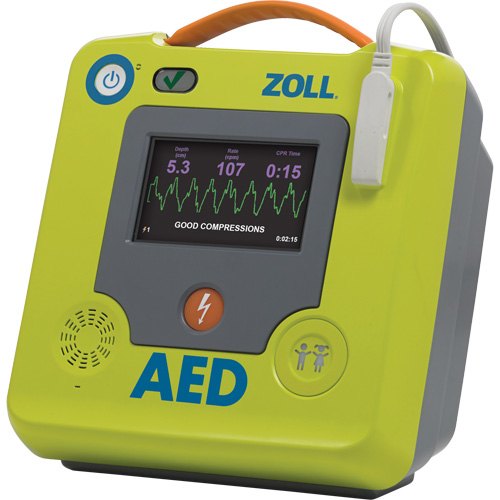 Professional Rescuers AED 3 BLS Defibrillator, Semi-Automatic, French, Class 4 Par Equipment