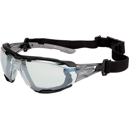 Z2900 Series Safety Glasses with Foam Gasket, Indoor/Outdoor Mirror Lens, Anti-Scratch, ANSI Z87+/Meets/Exceeds CSA Z94.3 Par Equipment