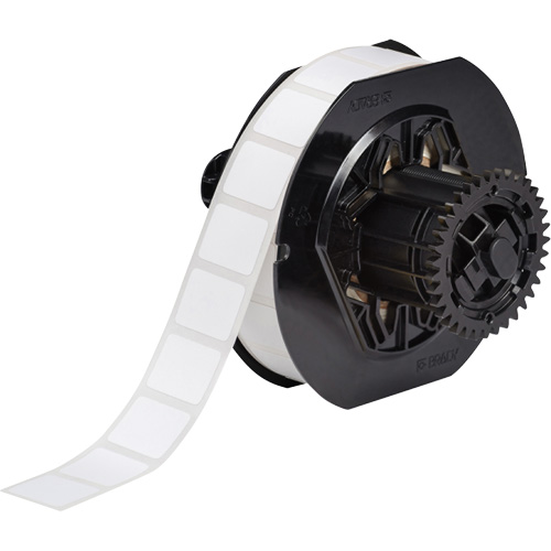&eacute;tiquettes de laboratoire pour lames de microscope de s&eacute;rie B33, Polyester, 0,9" lo x 0,75" h, Blanc Par Equipment