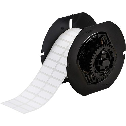 &eacute;tiquettes pour laboratoire r&eacute;sistant aux produits chimiques de s&eacute;rie B33, Polyester, 1" lo x 0,375" h, Blanc Par Equipment