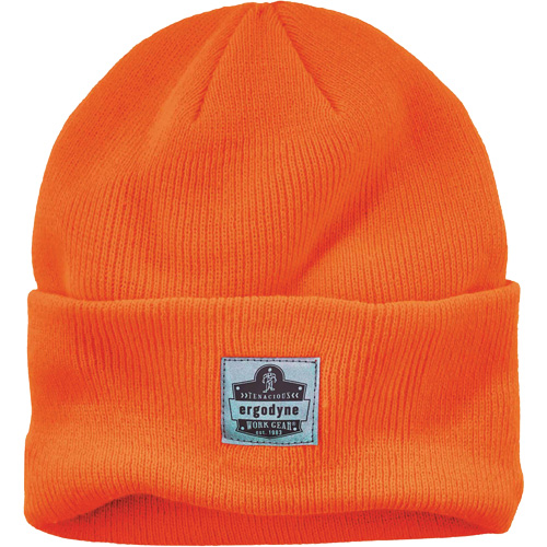 N-Ferno&reg; Rib Knit Beanie Hat, One Size, Orange Par Equipment