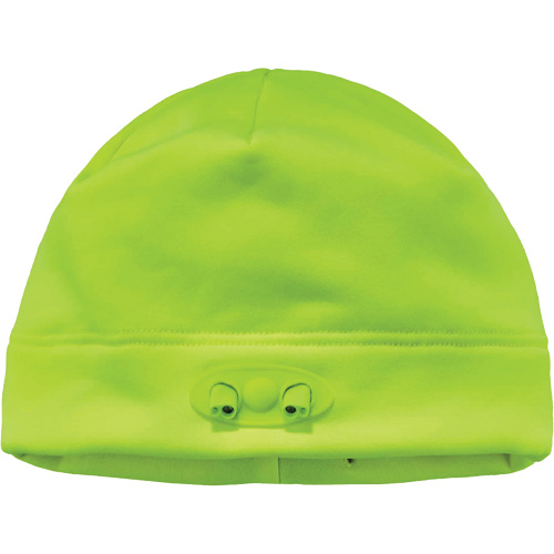 N-Ferno&reg; Skull Cap Beanie Hat with LED Lights, One Size, High-Visibility Lime Green Par Equipment