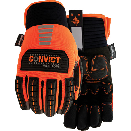 The Shank Insulated Mechanic's Gloves, Synthetic Palm, Size Medium Par Equipment