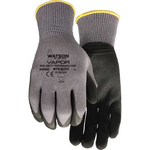 Gants enduits Stealth Vapour, Petit, R&ecirc;vetement Mousse de PVC, Calibre 15, Enveloppe en Nylon Par Equipment
