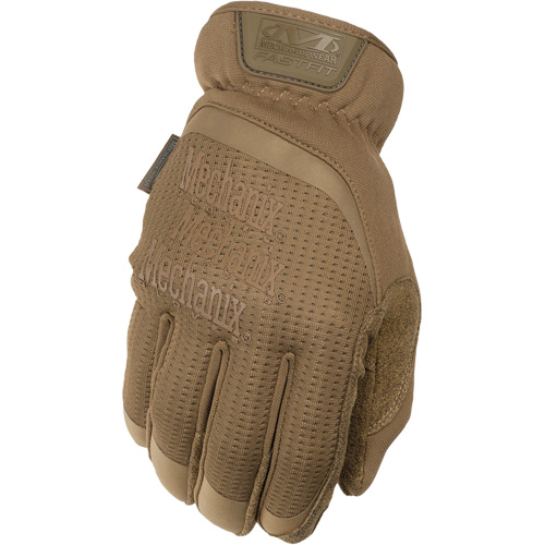 FastFit&reg; Coyote Tactical Gloves, Synthetic Palm, Size 8 Par Equipment