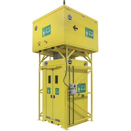 Enclosed Outdoor Gravity Fed Safety Shower Par Equipment