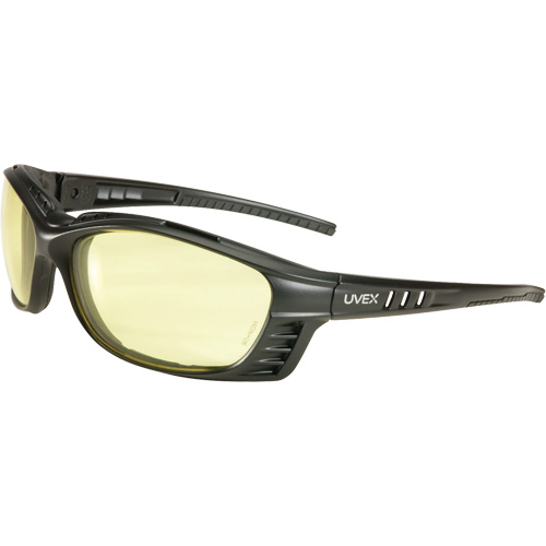 Uvex&reg; Livewire Safety Glasses with HydroShield Lenses, Amber Lens, Anti-Fog, ANSI Z87+/Meets/Exceeds CSA Z94.3 Par Equipment
