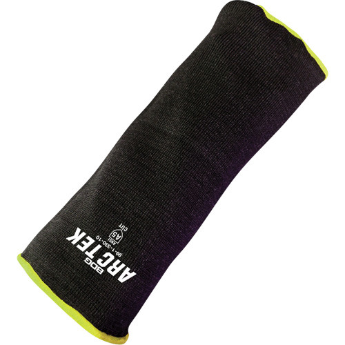 Manchon r&eacute;sistant aux coupures Arc Tek, Poly&eacute;thyl&egrave;ne/Acier, 10", ASTM ANSI niveau A5, Noir Par Equipment