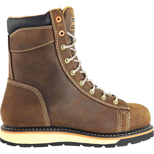 Bottes de travail pour monteur, Cuir, Embout Acier, Taille 7, Imperm&eacute;able Par Equipment