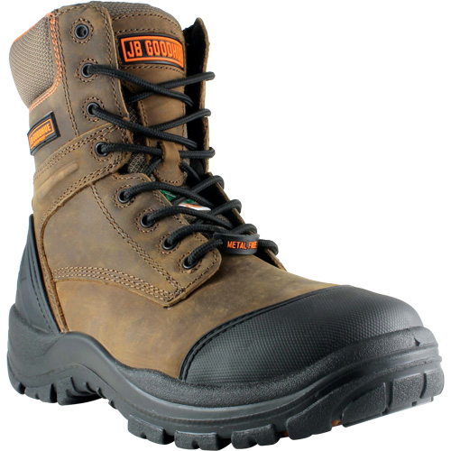 Bottes de travail Thrasher, Cuir, Taille 7, Imperm&eacute;able Par Equipment