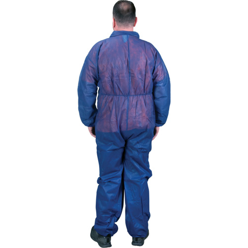 Coveralls, Medium, Blue, Polypropylene Par Equipment
