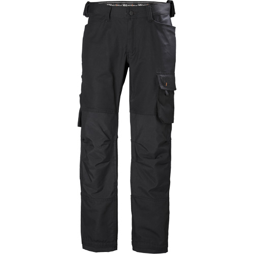 Oxford Work Pants, Cotton, Black, Size 38 Par Equipment