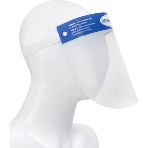 Visi&egrave;re jetable avec harnais de t&ecirc;te, PET Par Equipment