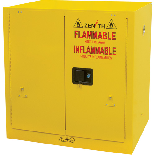 Flammable Storage Cabinet, 22 gal., 2 Door, 35" W x 35" H x 22" D Par Equipment
