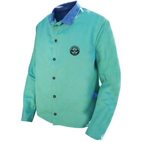 Veste de soudage Gander Brand Banox FR, Coton, Grand, Vert Par Equipment