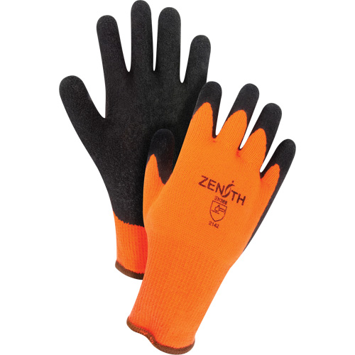 Gant d'hiver en caoutchouc naturel, Grand, R&ecirc;vetement Latex, Calibre 10, Enveloppe en Coton/Polyester Par Equipment