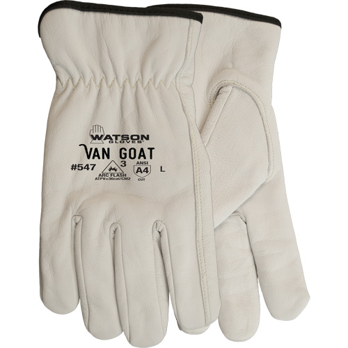 Van Goat Cut Resistant Work Gloves, Large, 36 cal/cm², Level 3, NFPA 70E Par Equipment