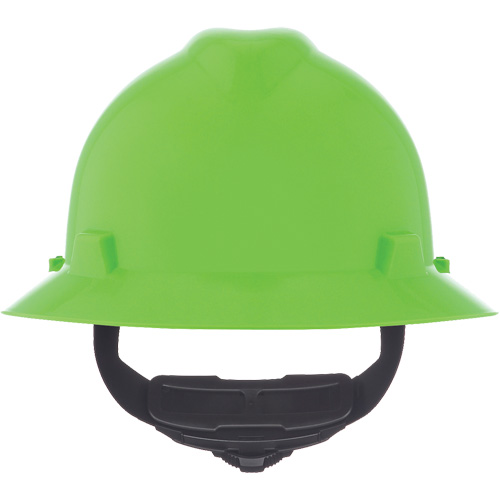 V-Gard&reg; Slotted Full-Brim Hardhat, Meets CSA Type 1, Ratchet Suspension, Non-Vented Par Equipment