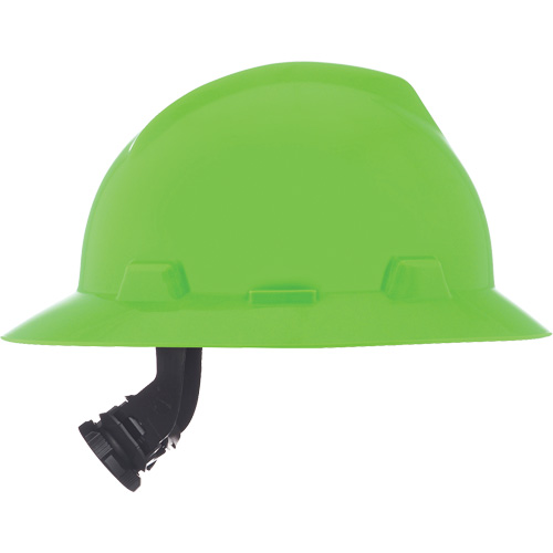 V-Gard&reg; Slotted Full-Brim Hardhat, Meets CSA Type 1, Ratchet Suspension, Non-Vented Par Equipment