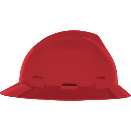 Casque de s&eacute;curit&eacute; &agrave; fente et bordure compl&egrave;te V-Gard, Suspension &agrave; douille, Non ventil&eacute; Par Equipment