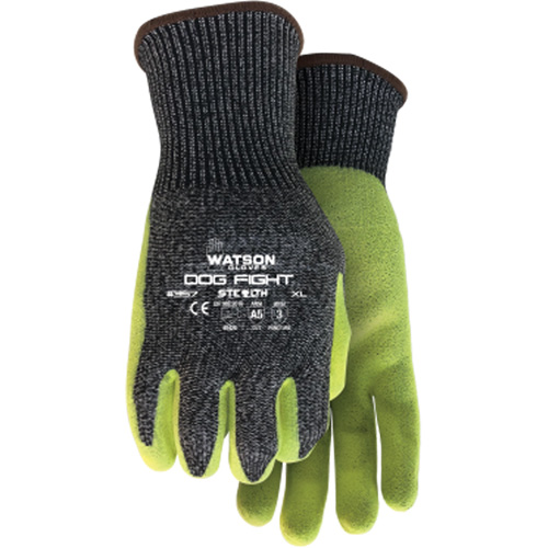 Stealth Dog Fight Cut Resistant Gloves, Size Medium, Nitrile Coated, Glass Fibre/HPPE/Nylon/Stainless Steel Shell, ASTM ANSI Level A5 Par Equipment