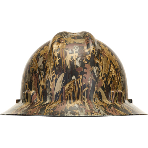 V-Gard&reg; Hydro Dip Full Brim Hard Hat, Meets CSA Type 1, Ratchet Suspension, Non-Vented Par Equipment