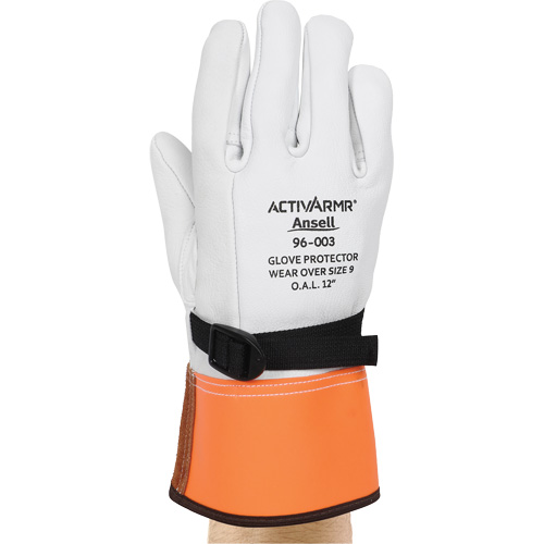 Gants de protection en cuir pour haute tension 96-003, Taille 9, 12" lo Par Equipment