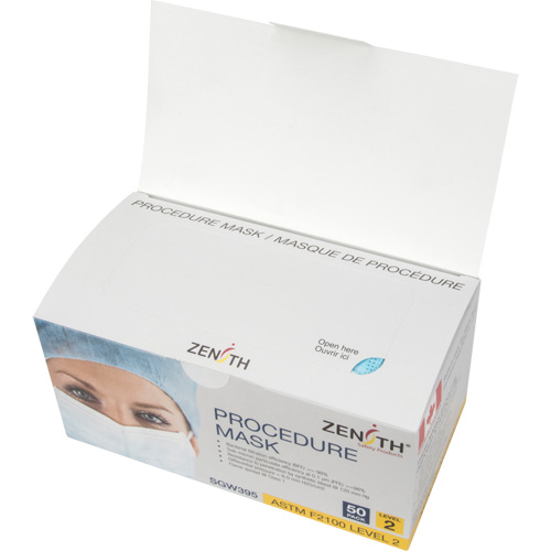 Disposable Procedure Face Masks, ASTM F2100 Level 2, Class 1 Par Equipment