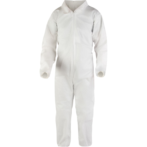Premium Coveralls, Small, White, Microporous Par Equipment