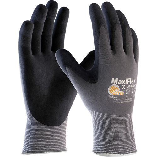 Gants MaxiFlex Ultimate ATG, 10/T-Grand, R&ecirc;vetement Mousse de nitrile, Calibre 15, Enveloppe en Nylon Par Equipment