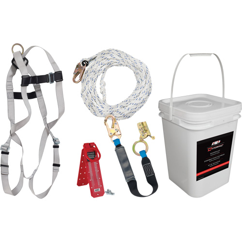 Dynamic Fall Protection Kit, Roofer's Kit Par Equipment