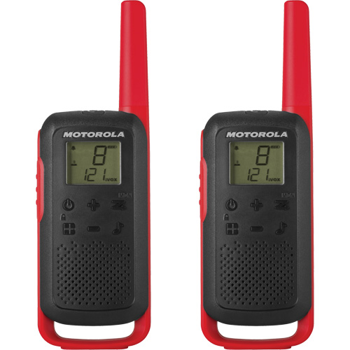 Radios bidirectionnelles Talkabout, Bande FRS, 22 canaux, Port&eacute;e 32 km Par Equipment