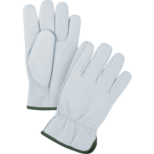 Gants de conducteur de premi&egrave;re qualit&eacute;, Grand, Paume en Cuir fleur de ch&egrave;vre Par Equipment