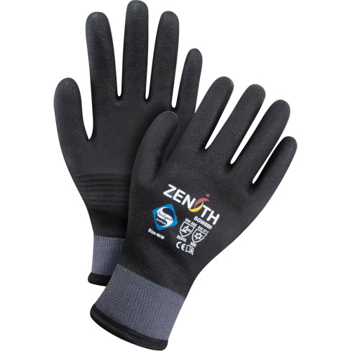 ZX-30° Premium Coated Gloves, Medium, Foam PVC Coating, 15 Gauge, Nylon Shell Par Equipment