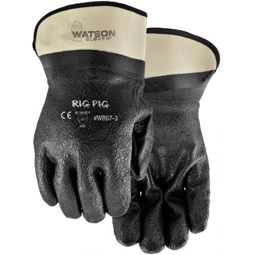 Gants Rig Pig, Taille unique, R&ecirc;vetement Nitrile/PVC, Enveloppe en Jersey Par Equipment