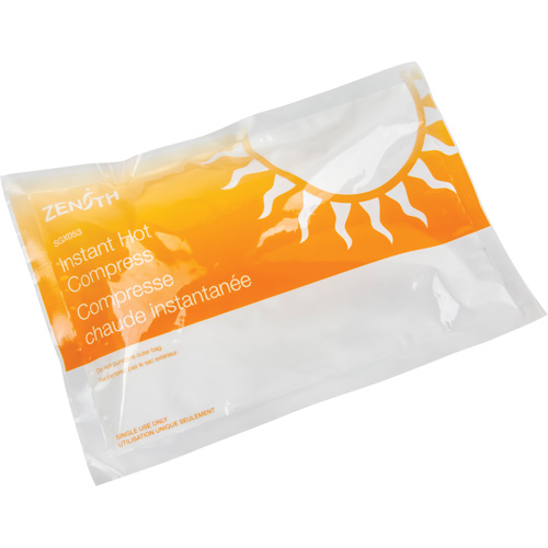 Instant Compress, Hot, Single Use, 6" x 9" Par Equipment