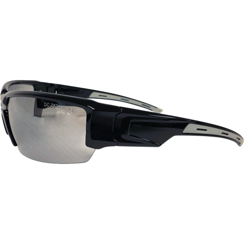 Lunettes de s&eacute;curit&eacute; Hartley, Lentille Miroir fum&eacute;, R&eacute;pond ou surpasse la norme CSA Z94.3 Par Equipment