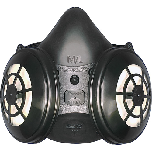 Comfort-Air&reg; 400Nx Black Half Mask without Exhalation Valve N95 Kit, Elastomer/Rubber, Small/Medium Par Equipment
