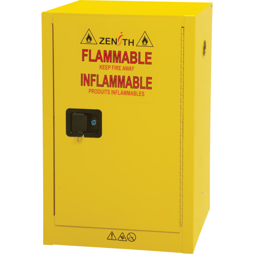Flammable Aerosol Storage Cabinet, 12 gal., 1 Door, 23" W x 35" H x 18" D Par Equipment